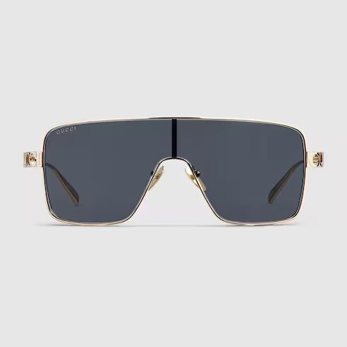 Rectangular frame sunglasses