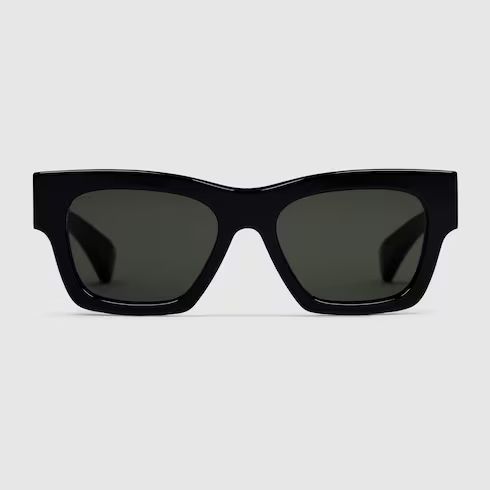 Rectangular frame sunglasses