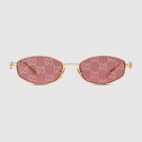 Oval frame sunglasses