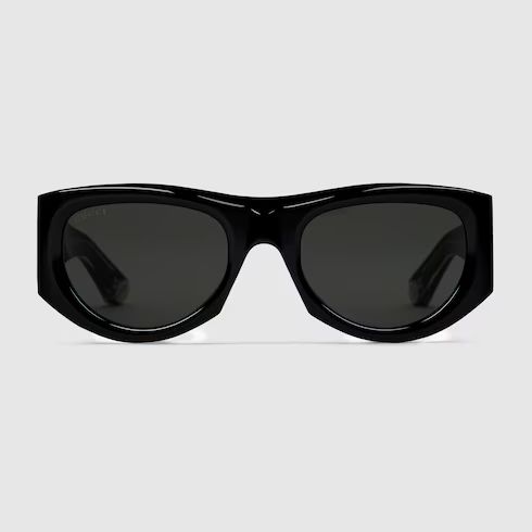 Rectangular-frame sunglasses
