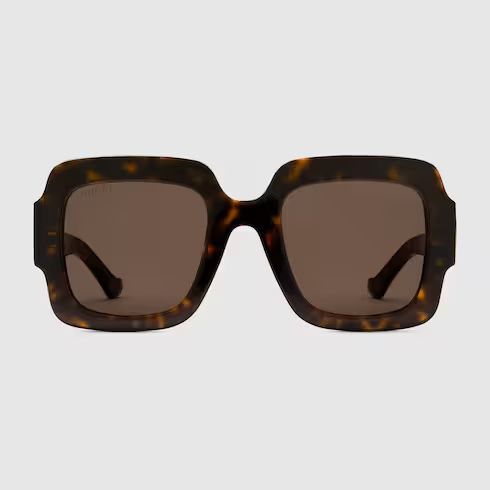 Square-frame Double G sunglasses
