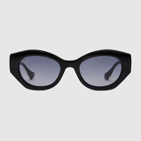 Oval frame sunglasses