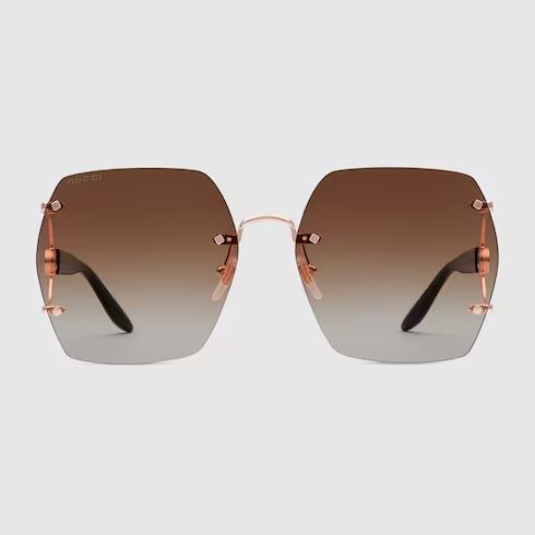Geometric frame sunglasses