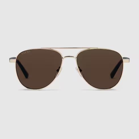 Aviator frame sunglasses