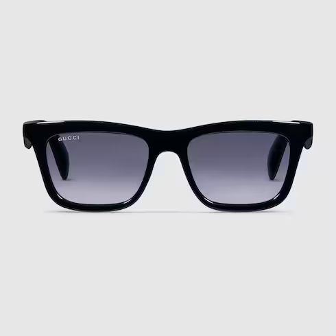 Rectangular frame sunglasses