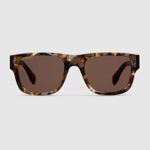 Rectangular frame sunglasses