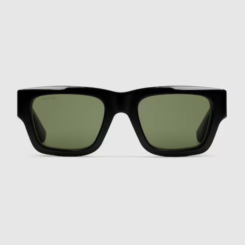 Rectangular frame sunglasses