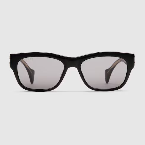 Rectangular frame sunglasses