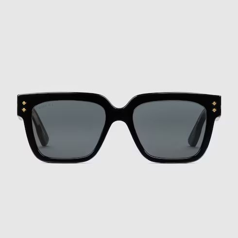 Rectangular frame sunglasses