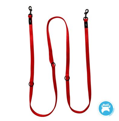 BULL RAMAL ADIESTRAMIENTO MULTIPOSICIONES (ROJO  280 X 2 CM)