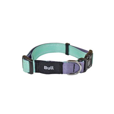 BULL COLLAR REFLECTANTE AQUA (T-4 45-70  x 2,5 CM..)