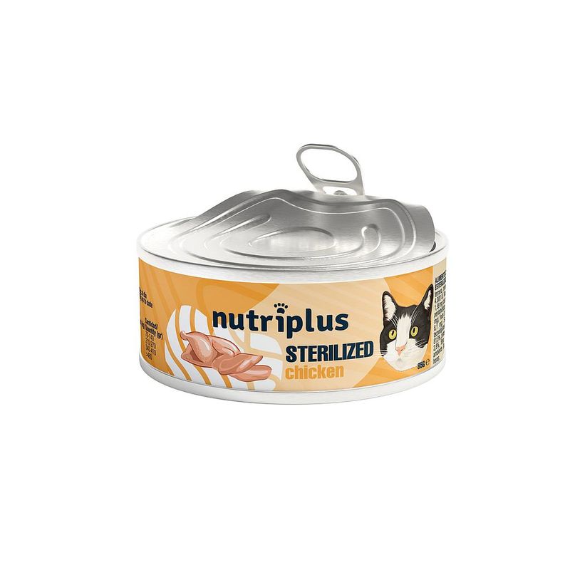 Nutriplus gatos esterilizados -Pollo-85 GR