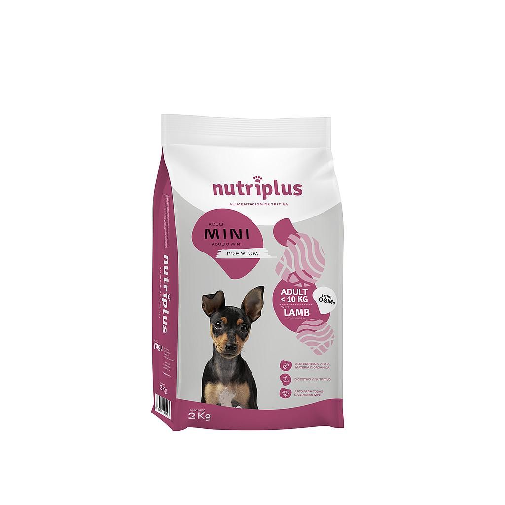 Nutriplus Perros Adulto Cordero mini 2 kg