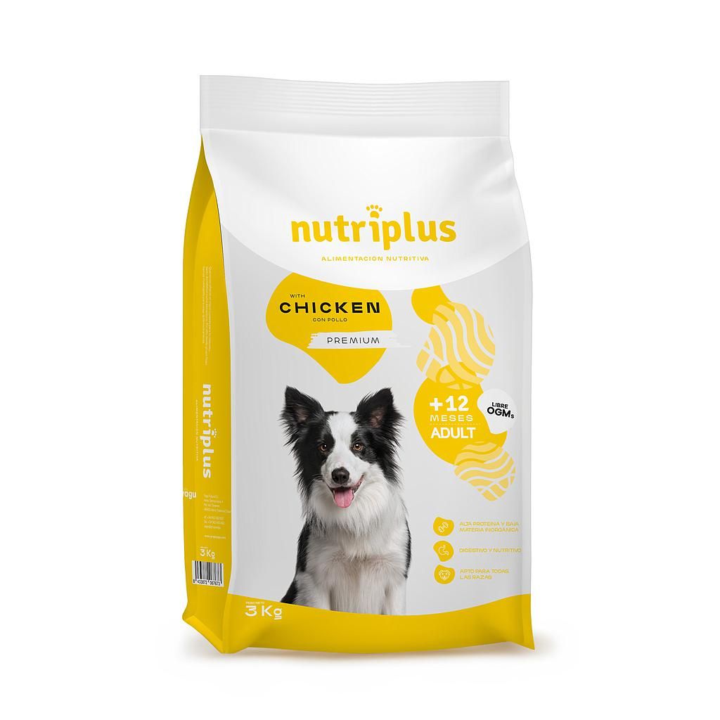 NutriPlus Perros Adulto Pollo 3 Kg