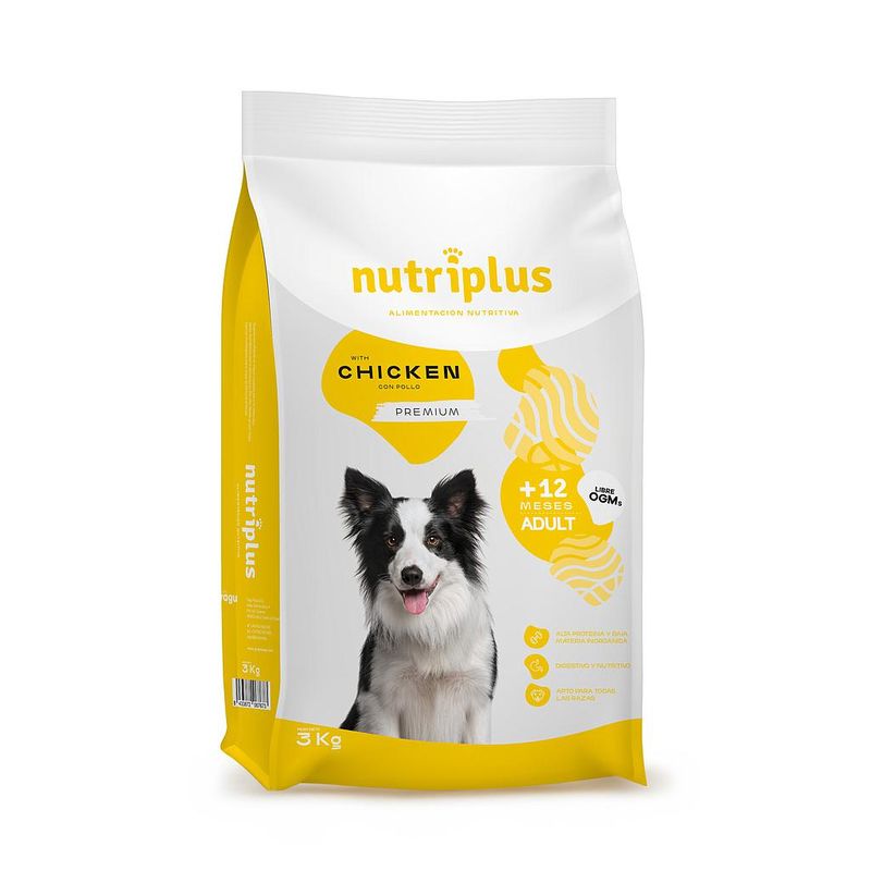 NutriPlus Perros Adulto Pollo 3 Kg