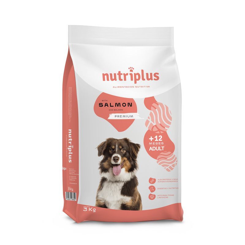 Nutriplus Perros Adulto Salmón 3 Kg
