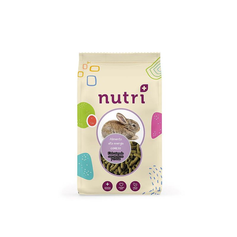 NUTRI+ Roedores Extrusionado Conejo Energy 600 g