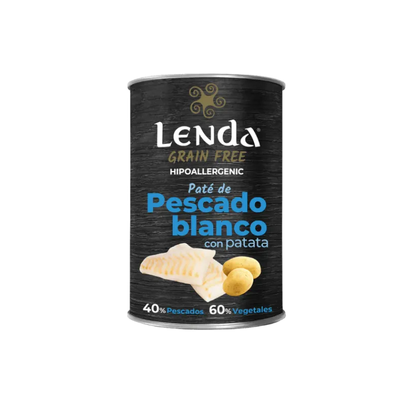 Pescado blanco con patata 400g (sin cereales)