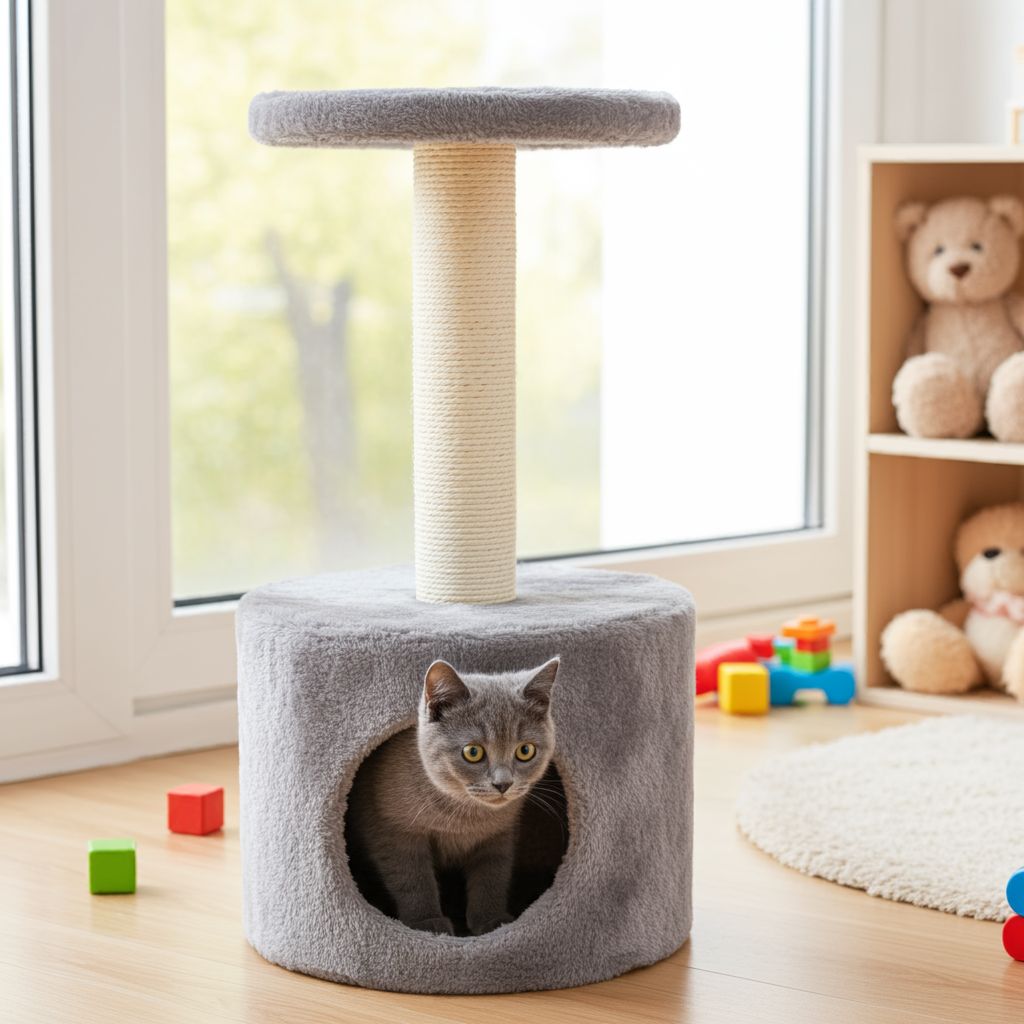 Rascador Toranj  26 x 26 x 50 cm gris