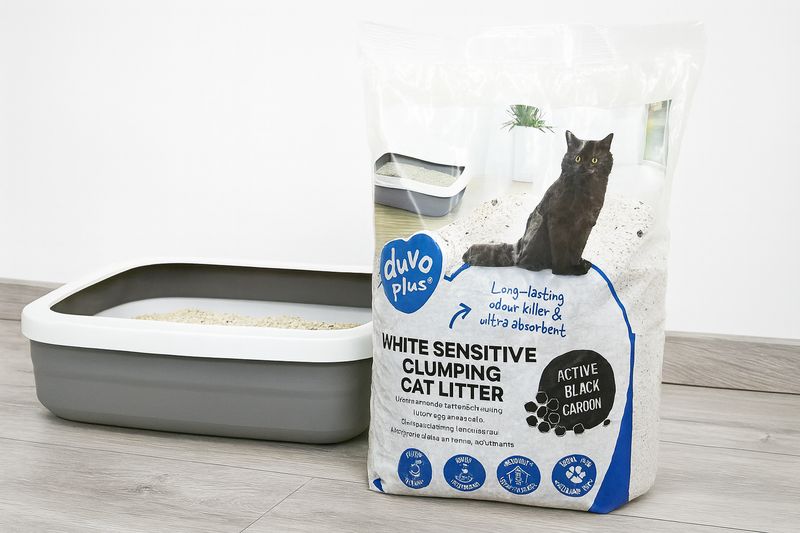 DUVO Bentonita White Sensitive Black Carbon 12 kg