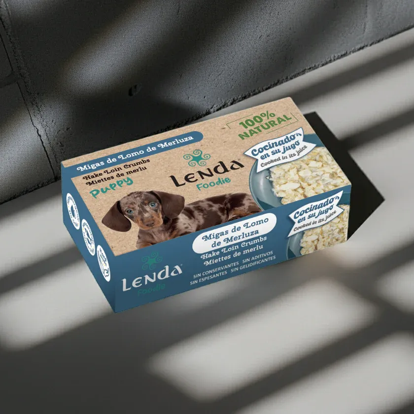 Migas de Lomo de Merluza para Cachorros 120 g