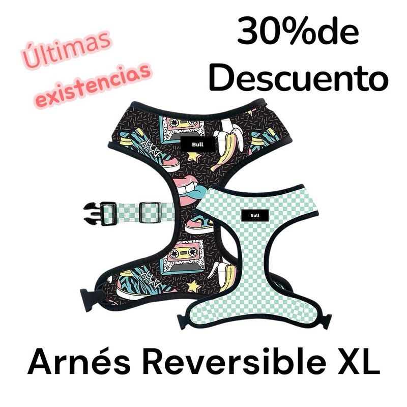 BULL ARNES DUO REVERSIBLE RETRO (T-XL  (CUELLO 44 CM)(PECHO 58-83 CM)