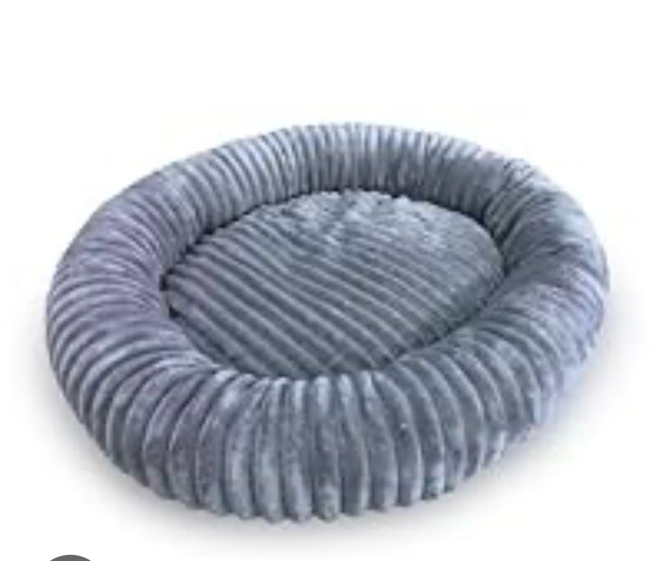Cuna Donut Pana ancha gris T3-85 x 85 x 17 cm