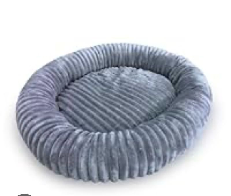Cuna Donut Pana ancha gris T3-85 x 85 x 17 cm