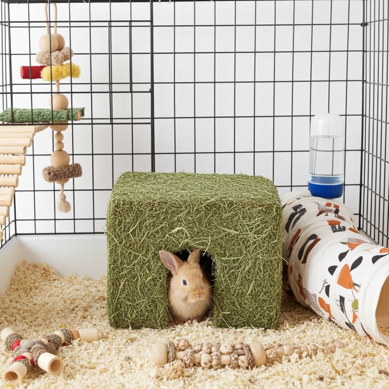 Casa de heno roedores  14 x 9 x 10 cm