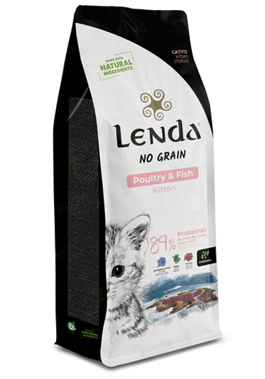Lenda Kitten Poultry & Fish Sin Cereales 2kg