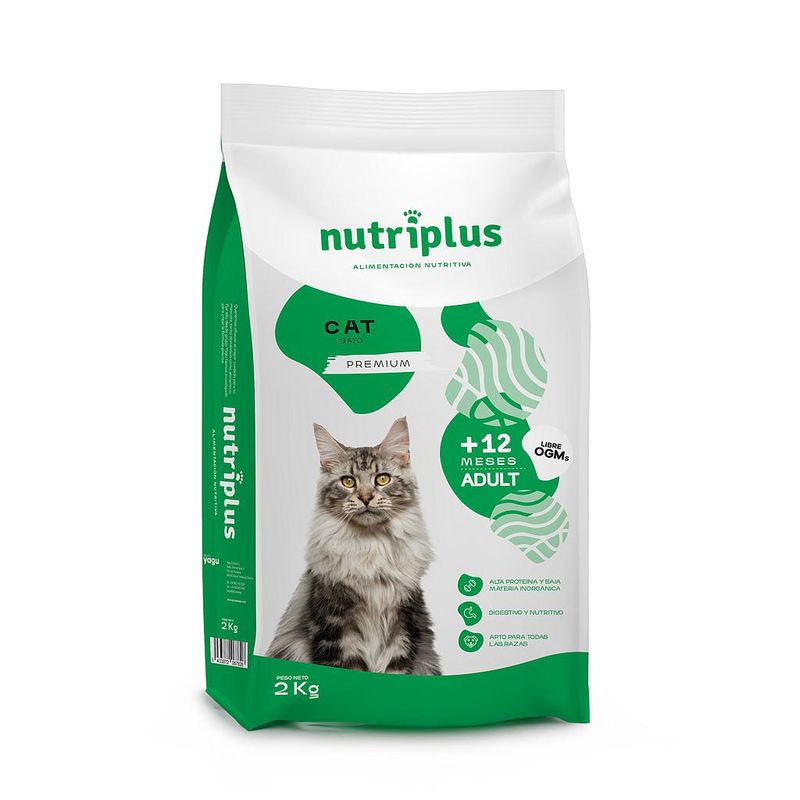 Nutriplus Gato Adulto- Pollo y Arroz 2 kg