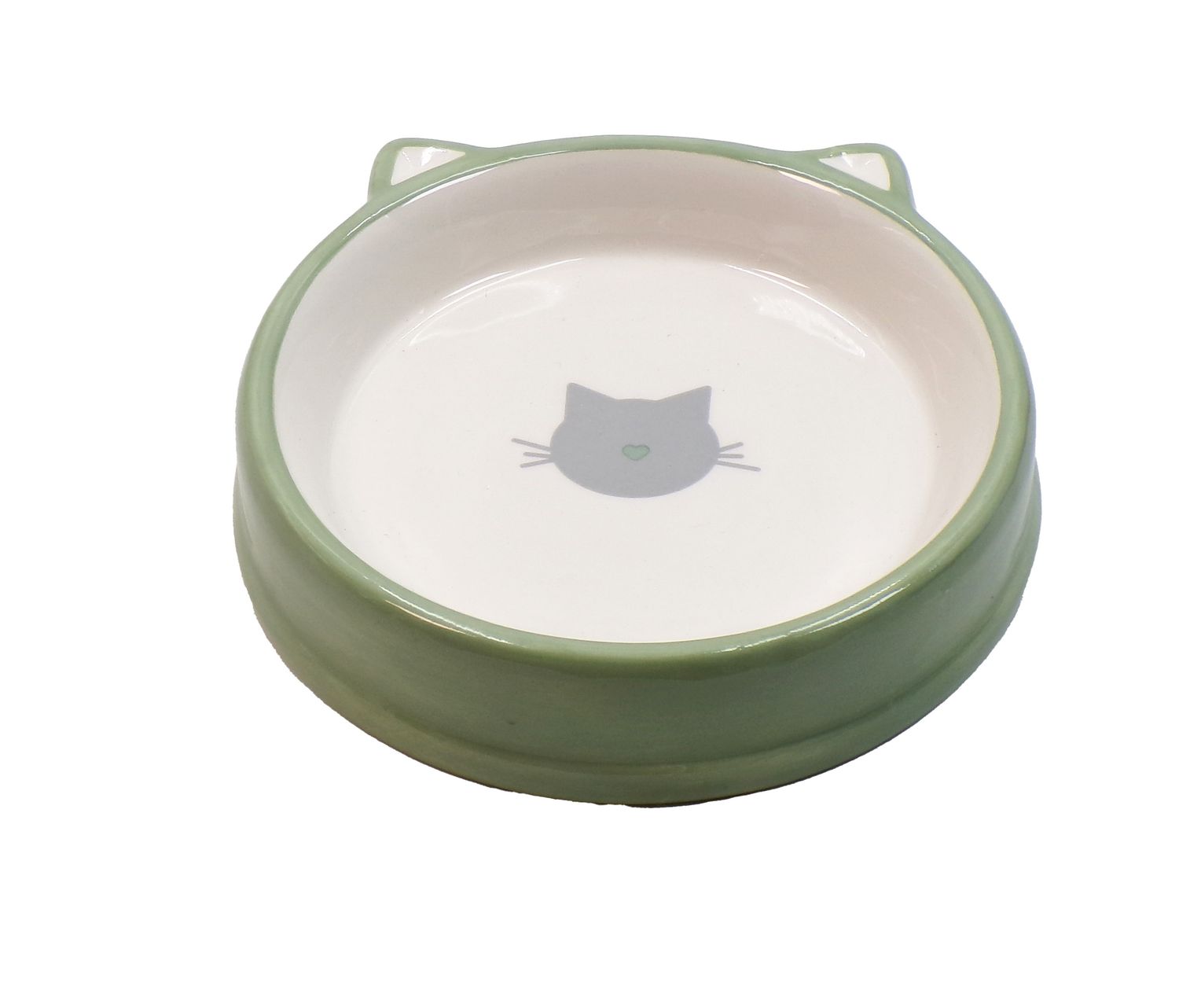 Comedero de Cerámica con Orejitas de Gato – Bubimex, 200 ml Comedero de Cerámica con Orejitas de Gato – Bubimex, 200 ml