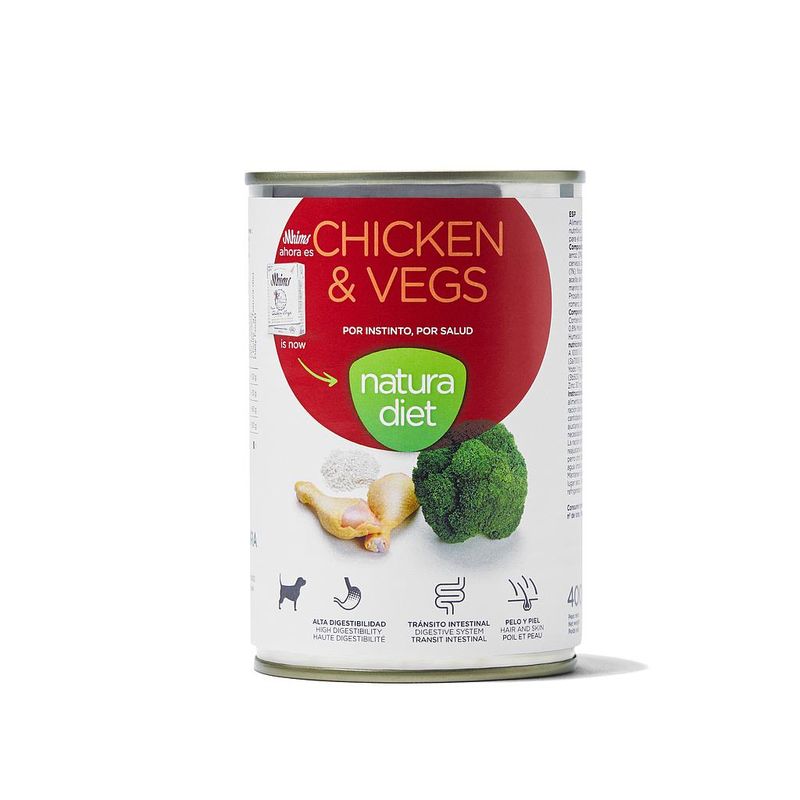 Natura Diet Pollo y Verduras 400 g