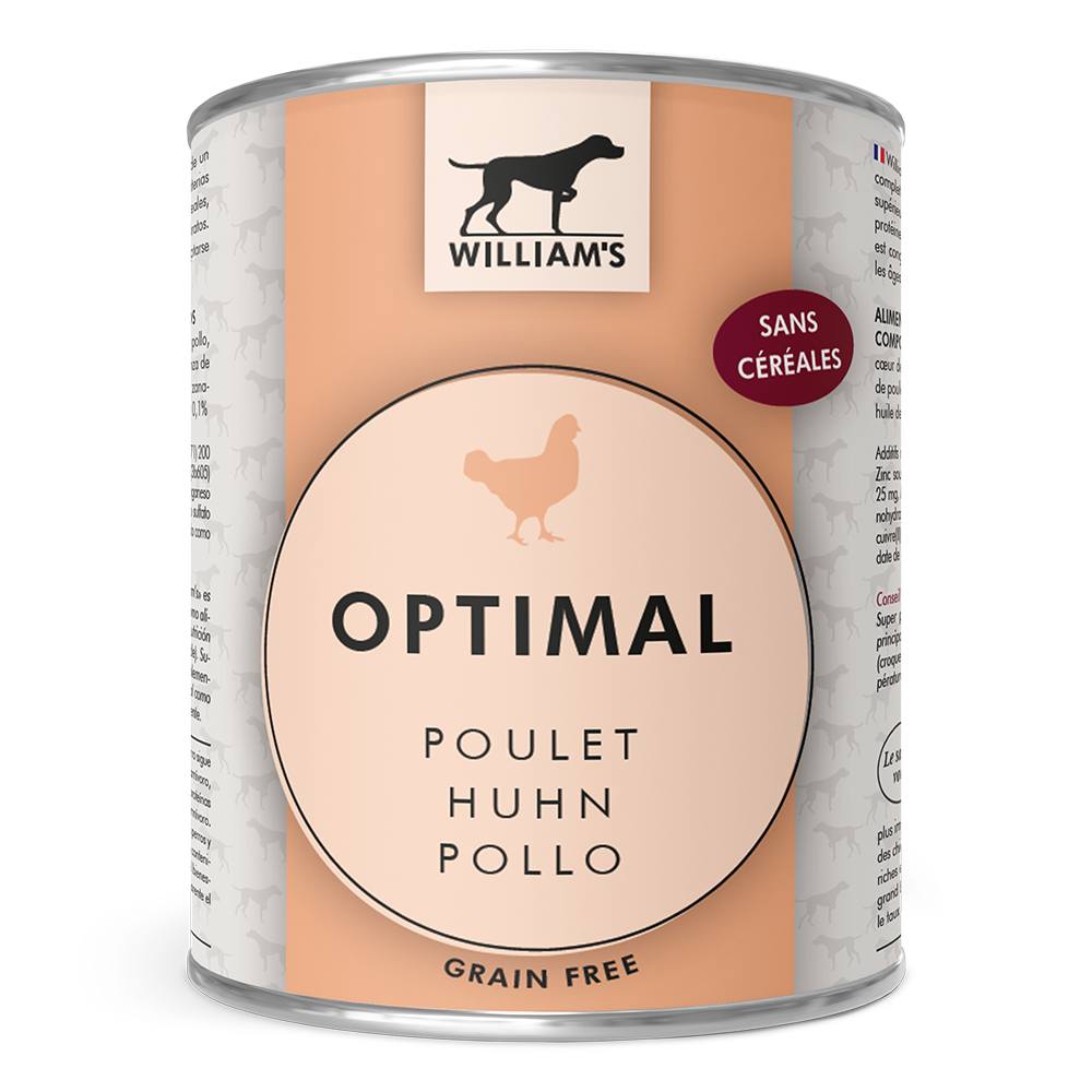 William's Optimal Pollo – comida húmeda sin cereales 800gr William's Optimal Pollo – comida húmeda sin cereales 800gr