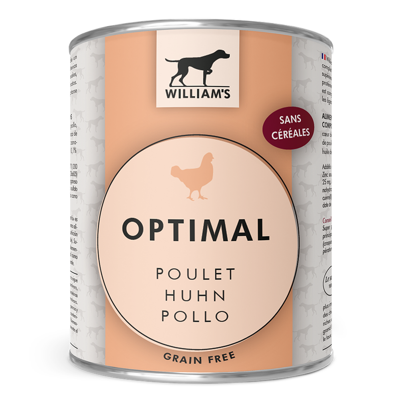 William's Optimal Pollo – comida húmeda sin cereales 800gr