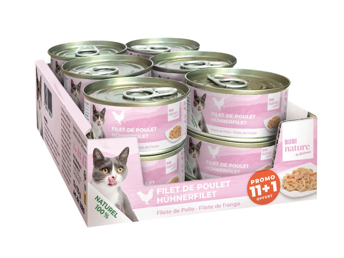 PK Bubi Nature CAT Pack (11+1) 70g (12U) PK Bubi Nature CAT Pack (11+1) 70g (12U)