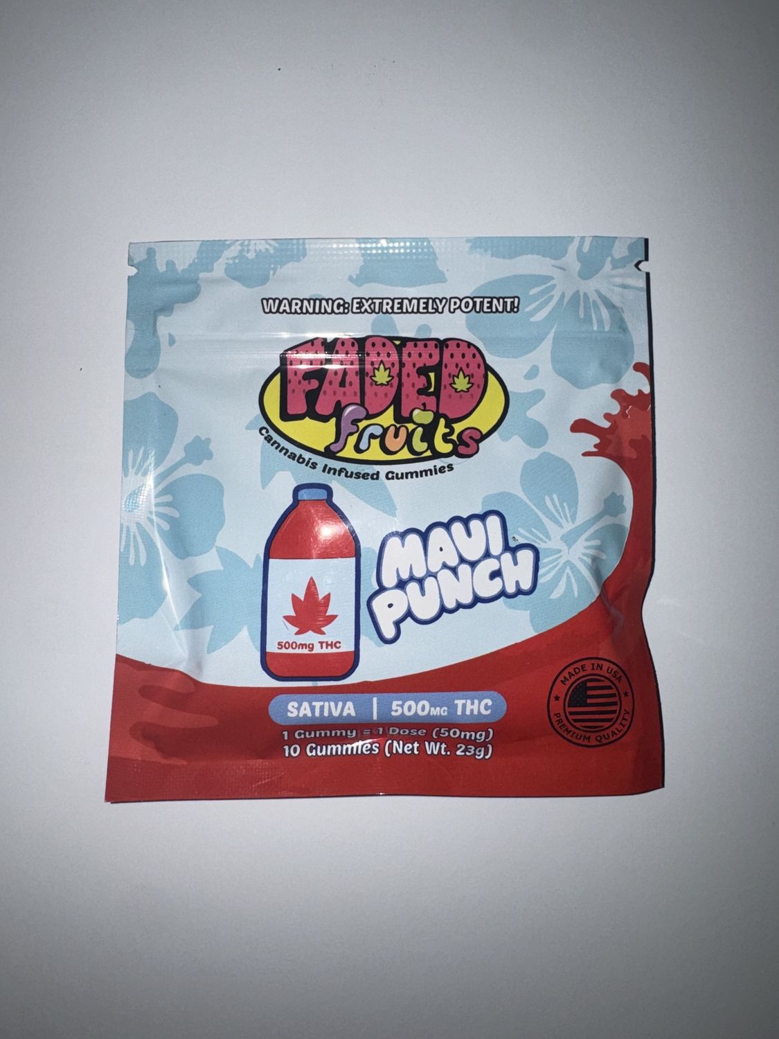 Faded Fruit 500mg Gummies