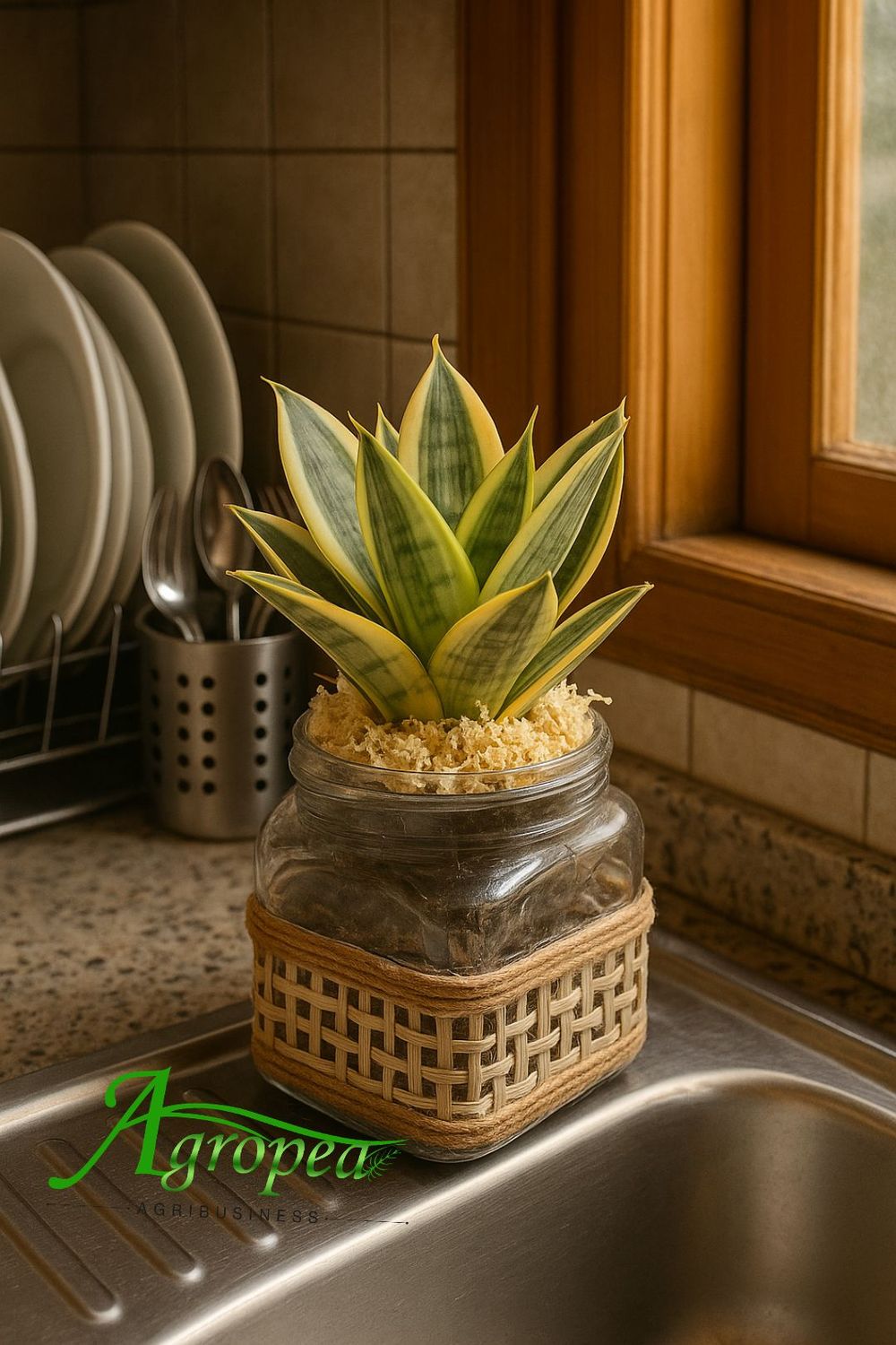نبتة السنسيفيريا القزمية – Sansevieria &#39;Hahnii