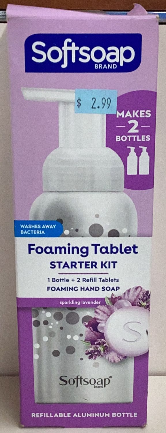 Softsoap Foaming Tablet Starter Kit -Sparkling Lavender