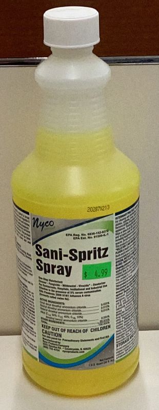 Nyco Sani-Spritz Spray 32oz.