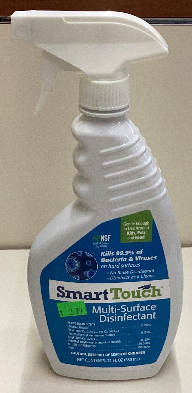 Smart Touch Multi-Surface Disinfectant 22oz.