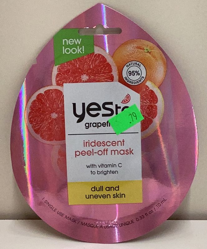 Yes To Grapefruit Iridescent Peel Off Mask