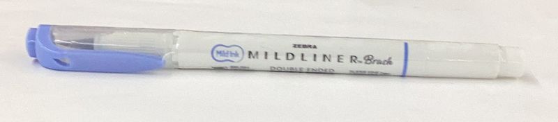 Mildliner Double Ended Brush Pens Dark Blue