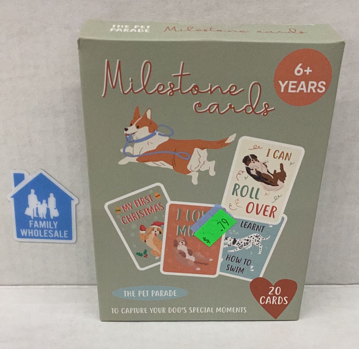The Pet Parade Milestone Cards - 20 Cards