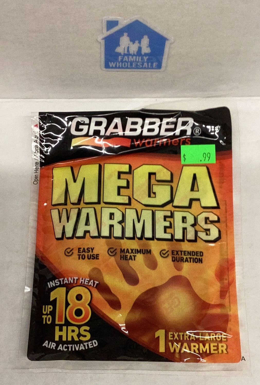 Grabber Mega Warmers - 1 Extra Large Warmer