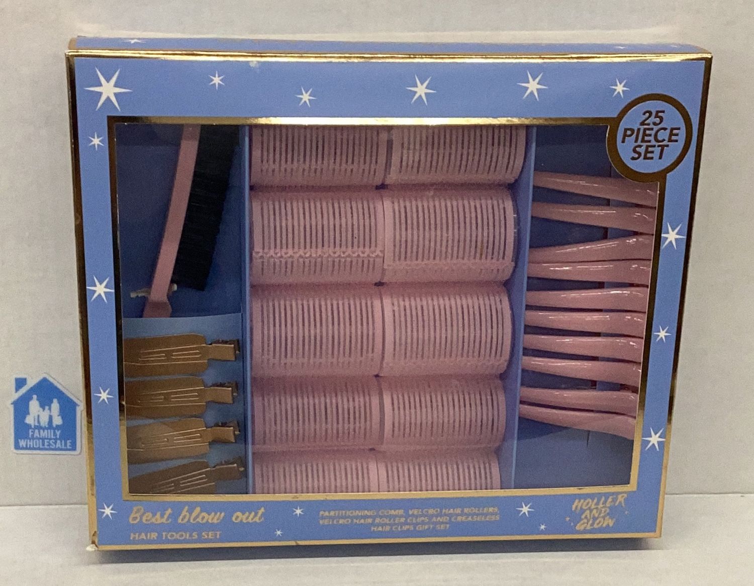Holler and Glow Best Blow Out Hair Tools Set - 25 Pieces