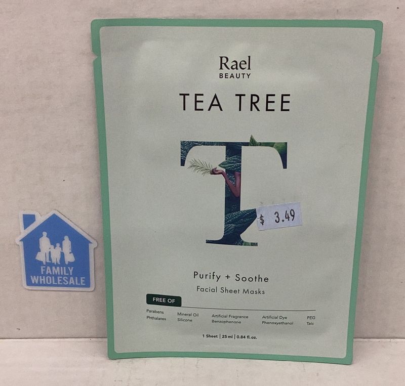 Rael Beauty Tea Tree Purify + Soothe Facial Sheet Masks