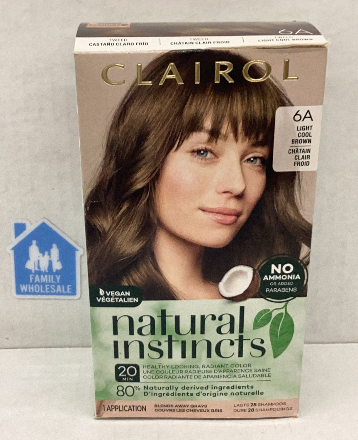 Clairol Natural Instincts 6A Light Cool Brown