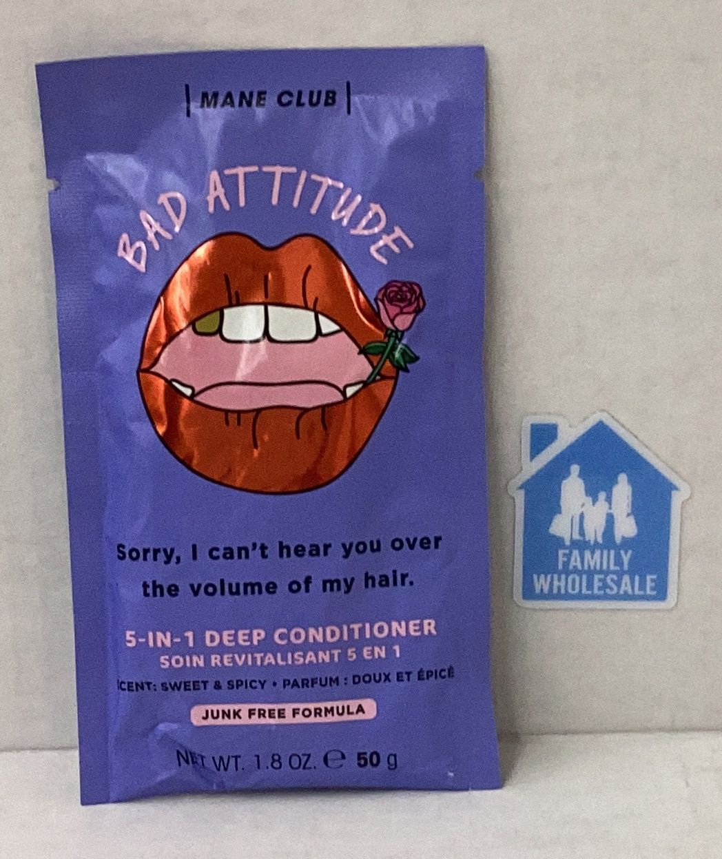 MANE CLUB Bad Attitude Sulfate Free Volumizing Hair Mask 1.8 oz