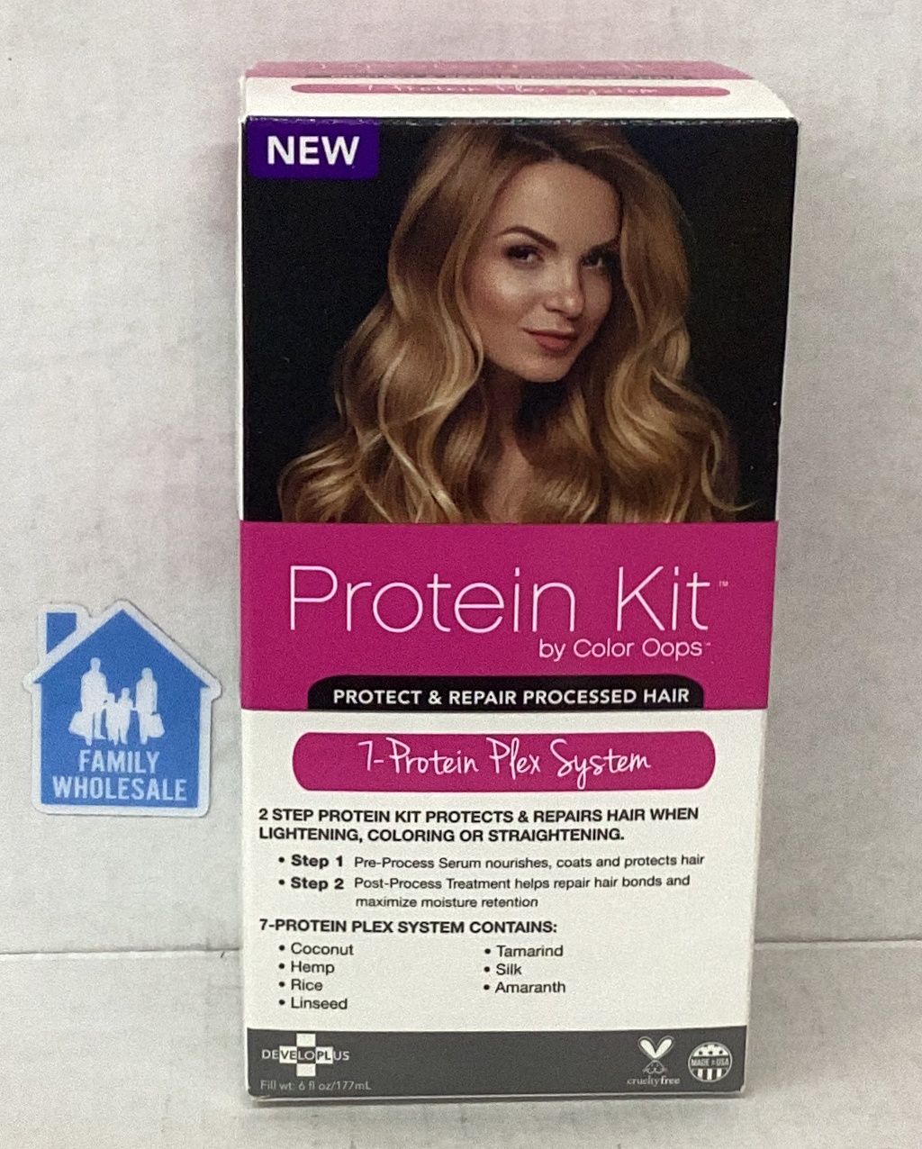 Color Oops Protein Kit Hair Repair &amp; Protection Kit with Coconut &amp; Baobab 6 Oz